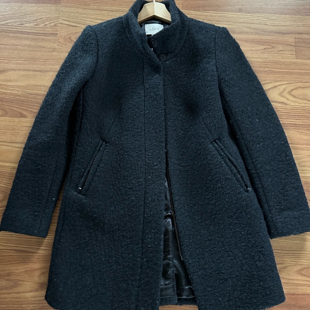 Loft black coat